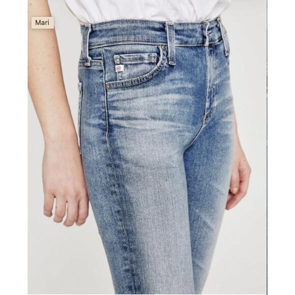 AG Adriano Goldschmeid DENIM NWT Mari High Rise Straight Leg Denim Jean // 00 - Picture 4 of 11
